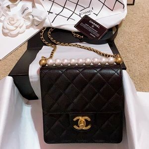 Chanel Pearl Snap Bag
